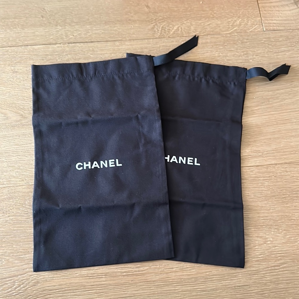 CHANEL shoe dust bags